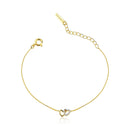 Pulseira Corações de Isa Radiante Folheada a Ouro 18K